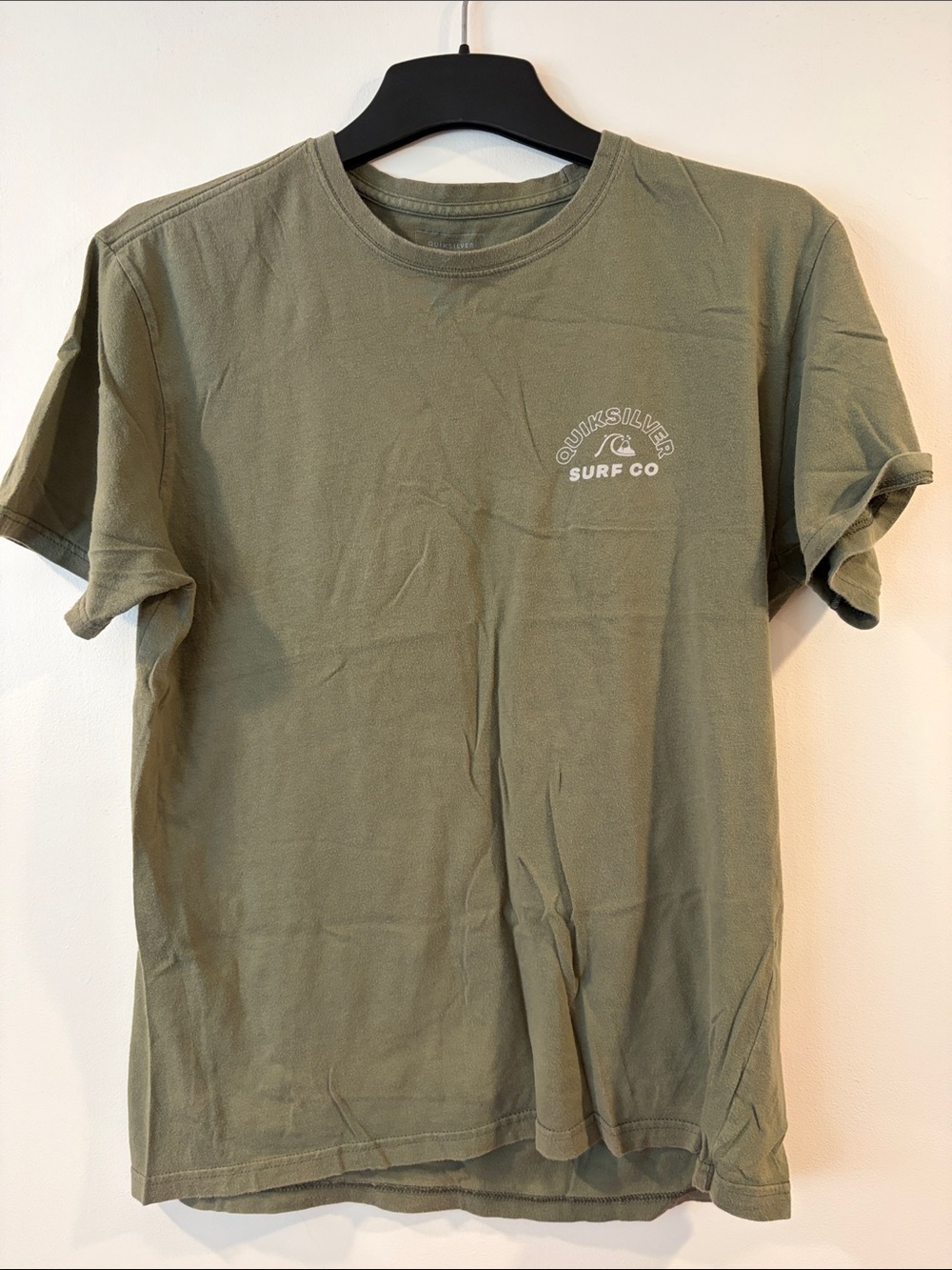 Quiksilver Olive Surf Co. Short Sleeve Crew Tee